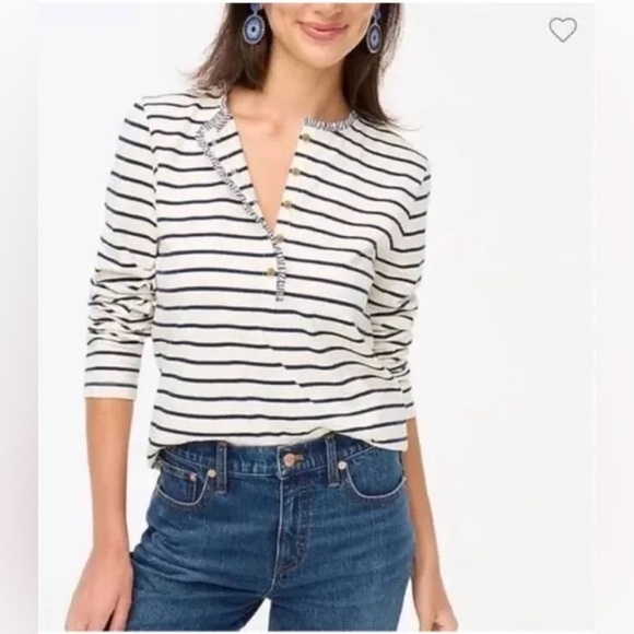 J. Crew Tops - J. Crew Striped Top